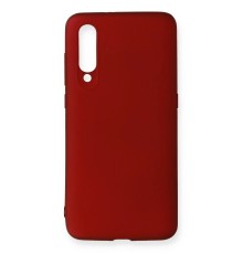 Xiaomi Mi 9 Kılıf First Silikon - Bordo