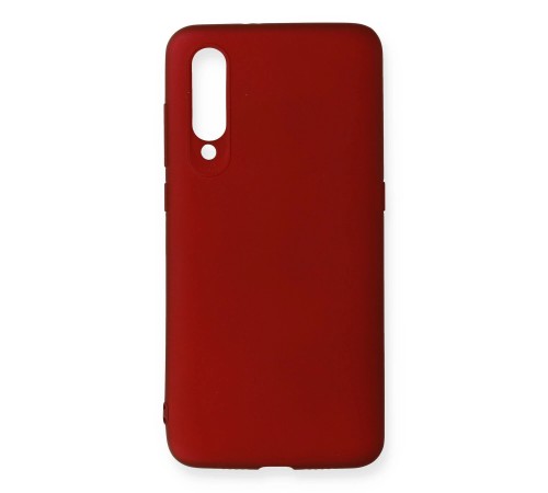 Xiaomi Mi 9 Kılıf First Silikon - Bordo Xiaomi Mi 9 Kılıf First Silikon - Bordo