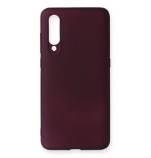 Xiaomi Mi 9 Kılıf First Silikon - Mürdüm