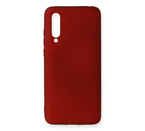 Xiaomi Mi 9 Lite Kılıf First Silikon - Bordo Xiaomi Mi 9 Lite Kılıf First Silikon - Bordo