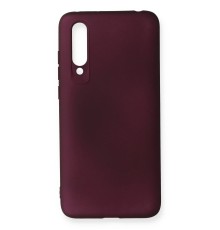 Xiaomi Mi 9 Lite Kılıf First Silikon - Mürdüm
