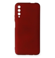 Huawei P Smart Pro / Y9S Kılıf First Silikon - Bordo