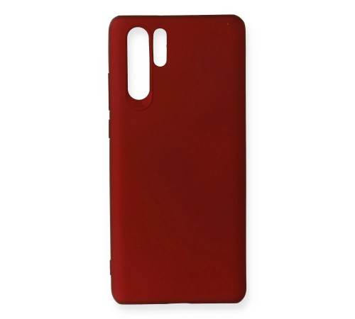 Huawei P30 Pro Kılıf First Silikon - Bordo Huawei P30 Pro Kılıf First Silikon - Bordo