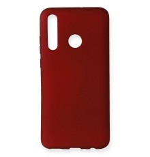 Huawei Honor 20 Lite Kılıf First Silikon - Bordo