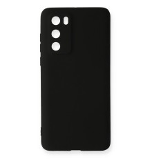 Huawei P40 Kılıf First Silikon - Siyah