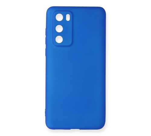 Huawei P40 Kılıf First Silikon - Mavi Huawei P40 Kılıf First Silikon - Mavi