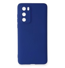 Huawei P40 Kılıf First Silikon - Lacivert