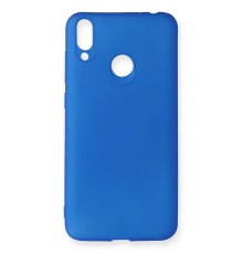 Huawei Honor 8C Kılıf First Silikon - Mavi