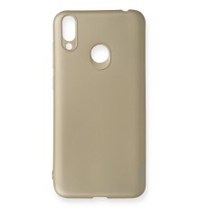Huawei Honor 8C Kılıf First Silikon - Gold