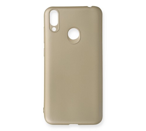 Huawei Honor 8C Kılıf First Silikon - Gold Huawei Honor 8C Kılıf First Silikon - Gold