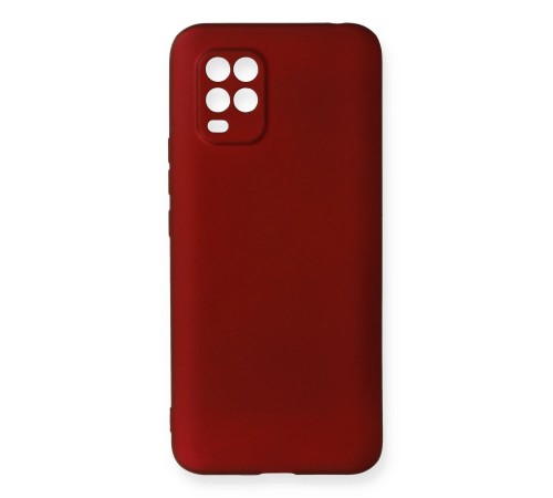 Xiaomi Mi 10 Lite Kılıf First Silikon - Bordo Xiaomi Mi 10 Lite Kılıf First Silikon - Bordo