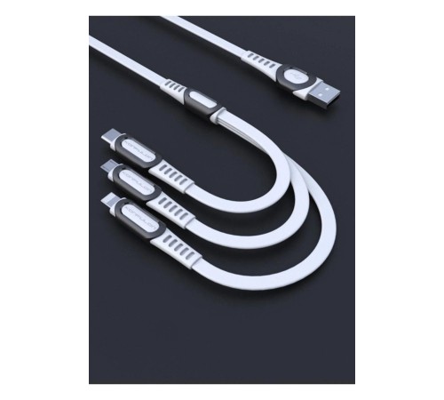 DC19 3in1 USB Kablo 1.3M 3A - Beyaz DC19 3in1 USB Kablo 1.3M 3A - Beyaz