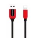 S51 Lightning Kablo iphone Uyumlu 1M 3A - Kırmızı