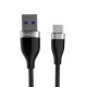 Konfulon S84 Seramik Uçlu Type-C 1M 3.1A - Siyah