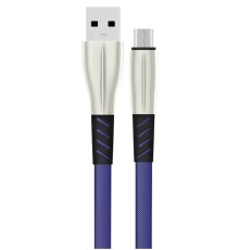 S88 Metal Uçlu Micro USB Kablo 1M 2.4A - Mavi