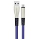 Konfulon S88 Metal Uçlu Micro USB Kablo 1M 2.4A - Mavi