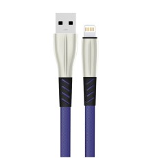 S89 Metal Uçlu Lightning Kablo iphone Uyumlu 1M 2.4A - Mavi