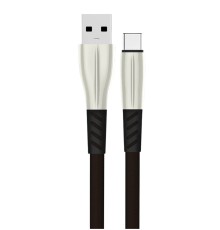 S90 Metal Uçlu Type-C Kablo 1M 2.4A - Siyah