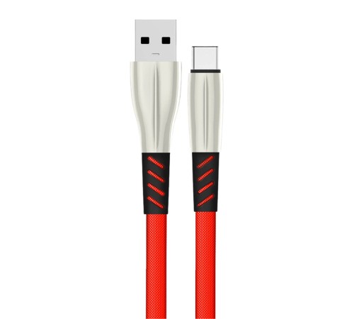S90 Metal Uçlu Type-C Kablo 1M 2.4A - Kırmızı S90 Metal Uçlu Type-C Kablo 1M 2.4A - Kırmızı