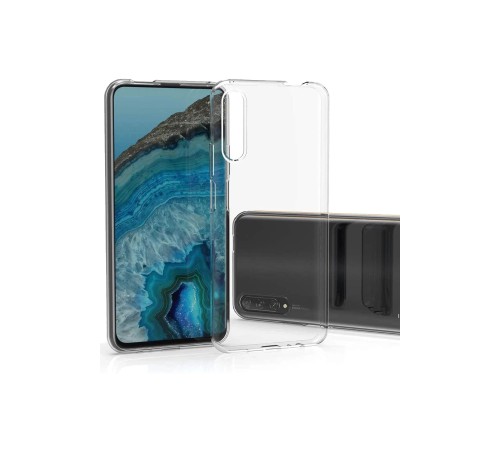 Huawei P Smart Pro / Y9S Kılıf Lüx Şeffaf Silikon
