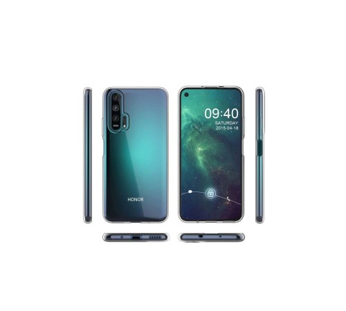 Huawei Honor 20 Kılıf Lüx Şeffaf Silikon