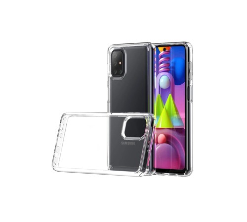 Samsung Galaxy M51 Kılıf Lüx Şeffaf Silikon Samsung Galaxy M51 Kılıf Lüx Şeffaf Silikon