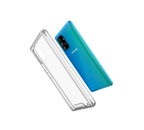 Samsung Galaxy A91 / S10 Lite Kılıf Lüx Şeffaf Silikon Samsung Galaxy A91 / S10 Lite Kılıf Lüx Şeffaf Silikon