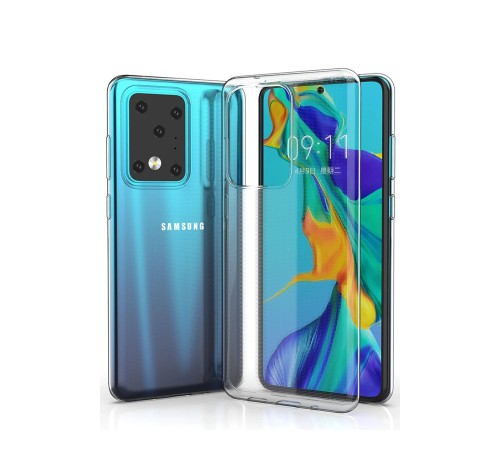 Samsung Galaxy S20 Ultra Kılıf Lüx Şeffaf Silikon Samsung Galaxy S20 Ultra Kılıf Lüx Şeffaf Silikon