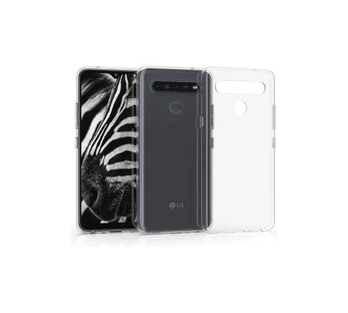LG K41S Kılıf Lüx Şeffaf Silikon - Şeffaf LG K41S Kılıf Lüx Şeffaf Silikon - Şeffaf