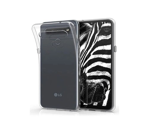 LG K41S Kılıf Lüx Şeffaf Silikon - Şeffaf LG K41S Kılıf Lüx Şeffaf Silikon - Şeffaf
