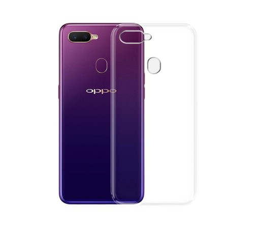Oppo A12 Kılıf Lüx Şeffaf Silikon - Şeffaf