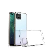 Oppo Reno 4 Lite Kılıf Lüx Şeffaf Silikon - Şeffaf
