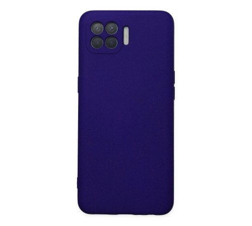 Oppo Reno 4 Lite Kılıf Nano içi Kadife Silikon - Mor Oppo Reno 4 Lite Kılıf Nano içi Kadife Silikon - Mor