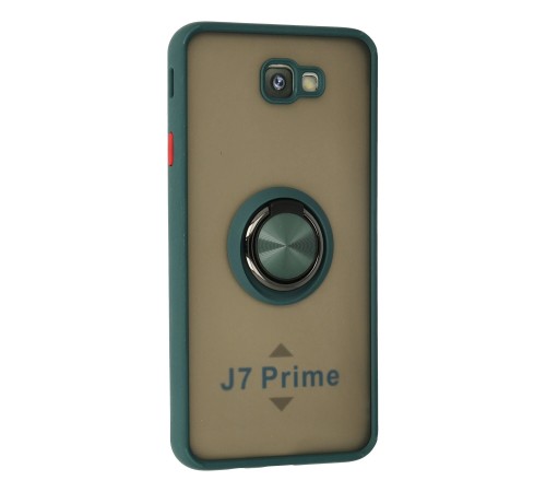 Samsung Galaxy J7 Prime Kılıf Montreal Yüzüklü Silikon Kapak - Yeşil Samsung Galaxy J7 Prime Kılıf Montreal Yüzüklü Silikon Kapak - Yeşil
