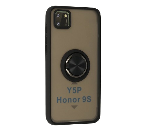 Huawei Y5P Kılıf Montreal Yüzüklü Silikon Kapak - Siyah Huawei Y5P Kılıf Montreal Yüzüklü Silikon Kapak - Siyah