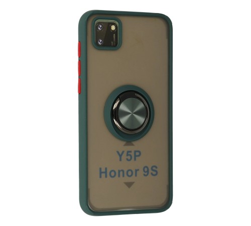 Huawei Y5P Kılıf Montreal Yüzüklü Silikon Kapak - Yeşil Huawei Y5P Kılıf Montreal Yüzüklü Silikon Kapak - Yeşil