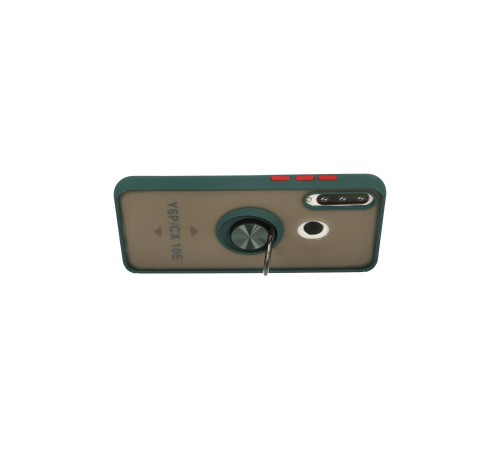 Huawei Y6P Kılıf Montreal Yüzüklü Silikon Kapak - Yeşil Huawei Y6P Kılıf Montreal Yüzüklü Silikon Kapak - Yeşil