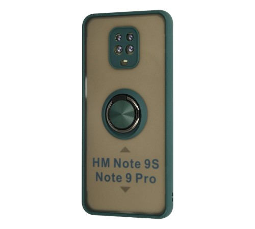 Xiaomi Redmi Note 9 Pro Kılıf Montreal Yüzüklü Silikon Kapak - Yeşil Xiaomi Redmi Note 9 Pro Kılıf Montreal Yüzüklü Silikon Kapak - Yeşil
