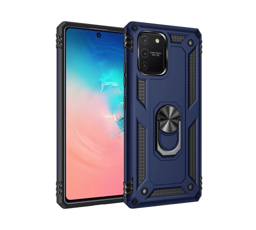 Samsung Galaxy A91 / S10 Lite Kılıf Sofya Yüzüklü Silikon Kapak - Lacivert Samsung Galaxy A91 / S10 Lite Kılıf Sofya Yüzüklü Silikon Kapak - Lacivert