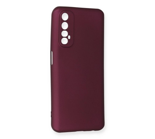 Realme 7 Kılıf First Silikon - Mürdüm Realme 7 Kılıf First Silikon - Mürdüm