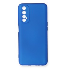 Realme 7 Kılıf First Silikon - Mavi