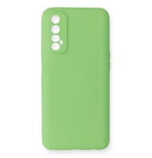 Realme 7 Kılıf First Silikon - Yeşil