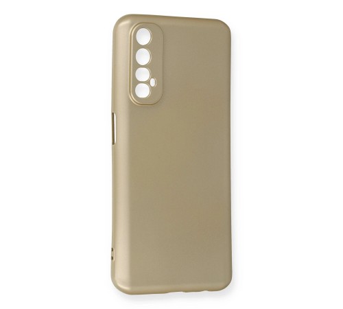 Realme 7 Kılıf First Silikon - Gold Realme 7 Kılıf First Silikon - Gold