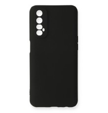 Realme 7 Kılıf First Silikon - Siyah