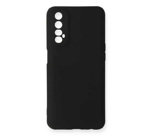 Realme 7 Kılıf First Silikon - Siyah
