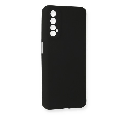 Realme 7 Kılıf First Silikon - Siyah