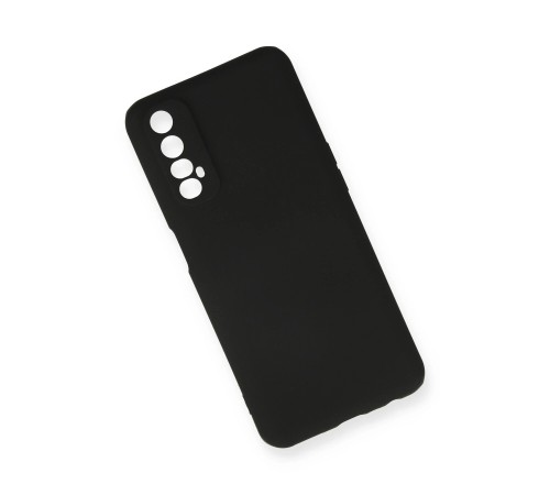Realme 7 Kılıf First Silikon - Siyah