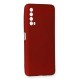 Huawei P Smart 2021 Kılıf First Silikon - Bordo