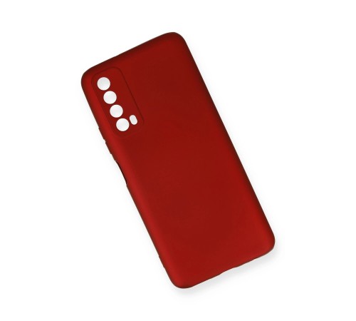 Huawei P Smart 2021 Kılıf First Silikon - Bordo Huawei P Smart 2021 Kılıf First Silikon - Bordo