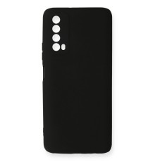 Huawei P Smart 2021 Kılıf First Silikon - Siyah